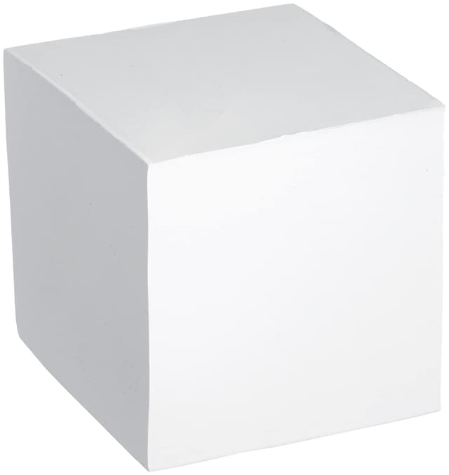 Herlitz Notizklotz, blanko weiß, 900 Notizzettel, 9 x 9 cm