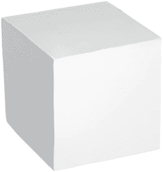 Herlitz Notizklotz, blanko weiß, 900 Notizzettel, 9 x 9 cm