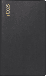 rido/idé 7046892906 | Taschenkalender Mod. M-Planer 2026 | A6, Kunststoff, schwarz Angebot bei HelloDeals