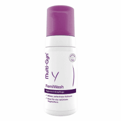 Multi-Gyn FemiWash - Intimwaschlotion zur täglichen Intimpflege für Frauen - Erhaltung einer gesunden Intimflora - Seifenfreier Mikroschaum - ca. 120 Anwendungen - 100ml Angebot bei HelloDeals
