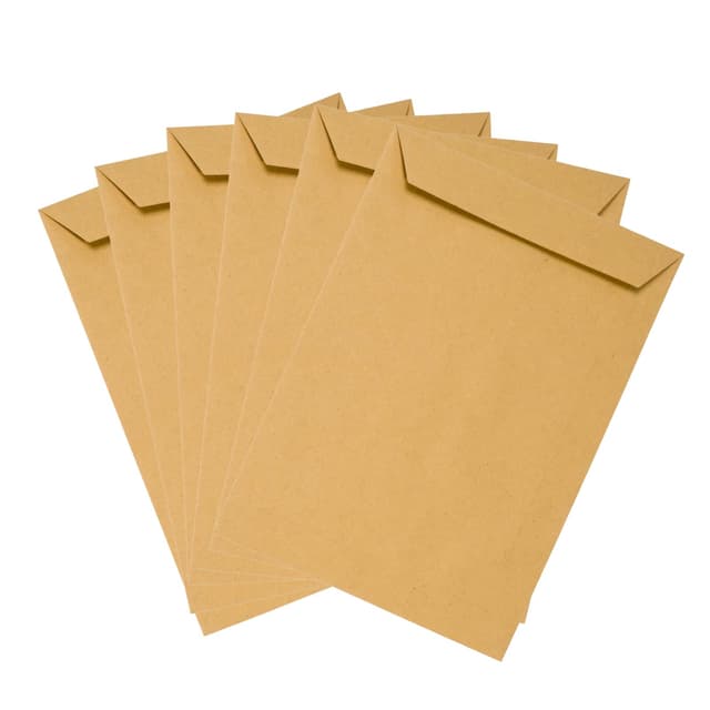 Emerson 50x Versandtasche Braun DIN C5 162 x 229 mm 80g großer Briefumschlag Maxibrief haftklebend ohne Fenster Umschlag groß C5 braun Briefkuvert a5 envelope big brown große Versandtasche Papier 50 Stück Braun C5