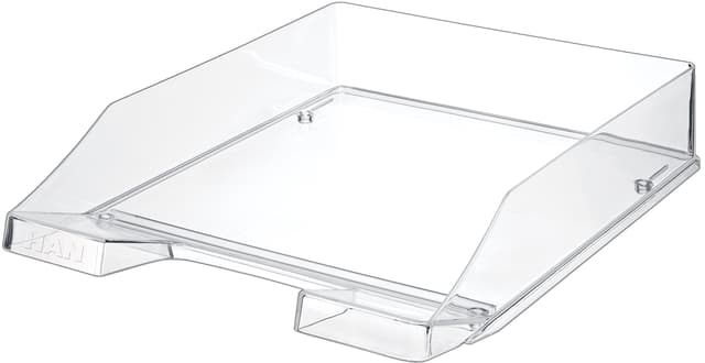 HAN Briefablage KLASSIK TRANSPARENT, 6 STÜCK, moderne, transparente und stapelbare Ablage im frischen Design bis Format A4/C4, 1026-X-23, transparent-glasklar Glasklar 6