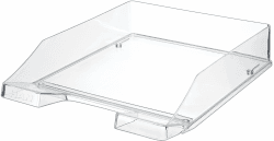 HAN Briefablage KLASSIK TRANSPARENT, 6 STÜCK, moderne, transparente und stapelbare Ablage im frischen Design bis Format A4/C4, 1026-X-23, transparent-glasklar Glasklar 6 Angebot bei HelloDeals