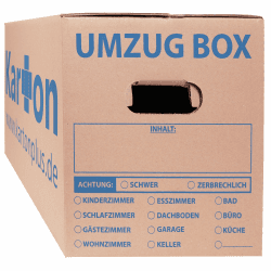 10 Umzugskartons Standard 620 x 300 x 330 mm günstig, stabil, belastbar, umweltfreundlich - Menge zwischen 5 und 240 Stück Angebot bei HelloDeals