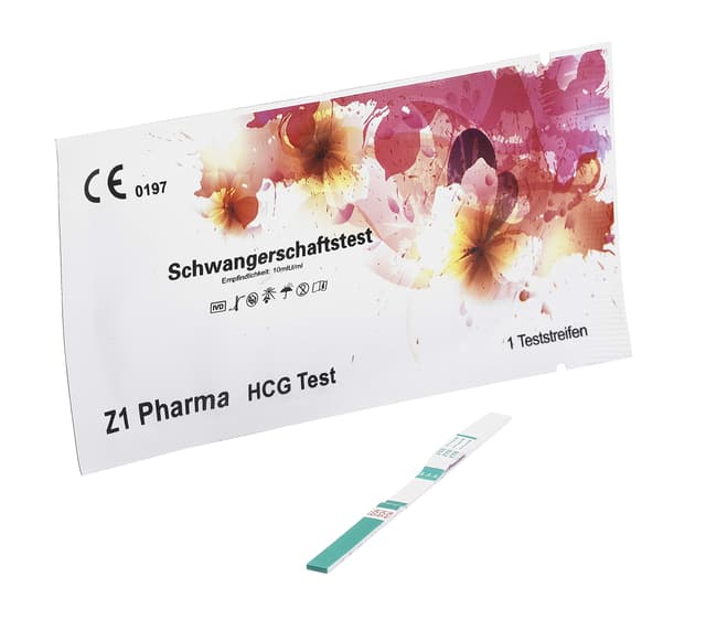 20x Z1 Pharma® Schwangerschaftstest 4. Generation - Frühtest Empfindlichkeit 10 miu/ml 20 stück (1er Pack)