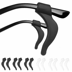 DIAONIAN 12 Stück 6 Paar Brillenhalter Ohr,Brillenbügel,Brillen Rutsch Stopper,Brille Rutschstopp,Antirutsch Brillenbügel,Brillenhalter Sport,Universal,für Brillen,Sonnenbrillen,Lesebrille 12pcs 6paar