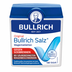 Bullrich Salz | Schnelle Hilfe bei Sodbrennen und säurebedingten Magenbeschwerden | vegan | 180 Tabletten (1er Pack) 180 count (Pack of 1) Sodbrennen Angebot bei HelloDeals