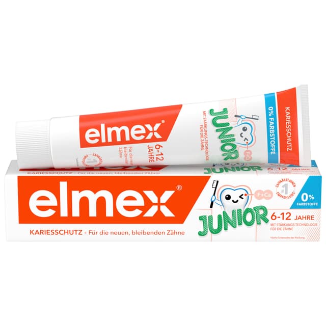 ELMEX Junior Zahnpasta 75 ml Geschmacklos 75 ml (1er Pack)