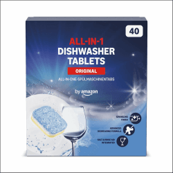 by Amazon - All-In-One Spülmaschinentabs, 40 tabs Frisch 40 stück (1er Pack)