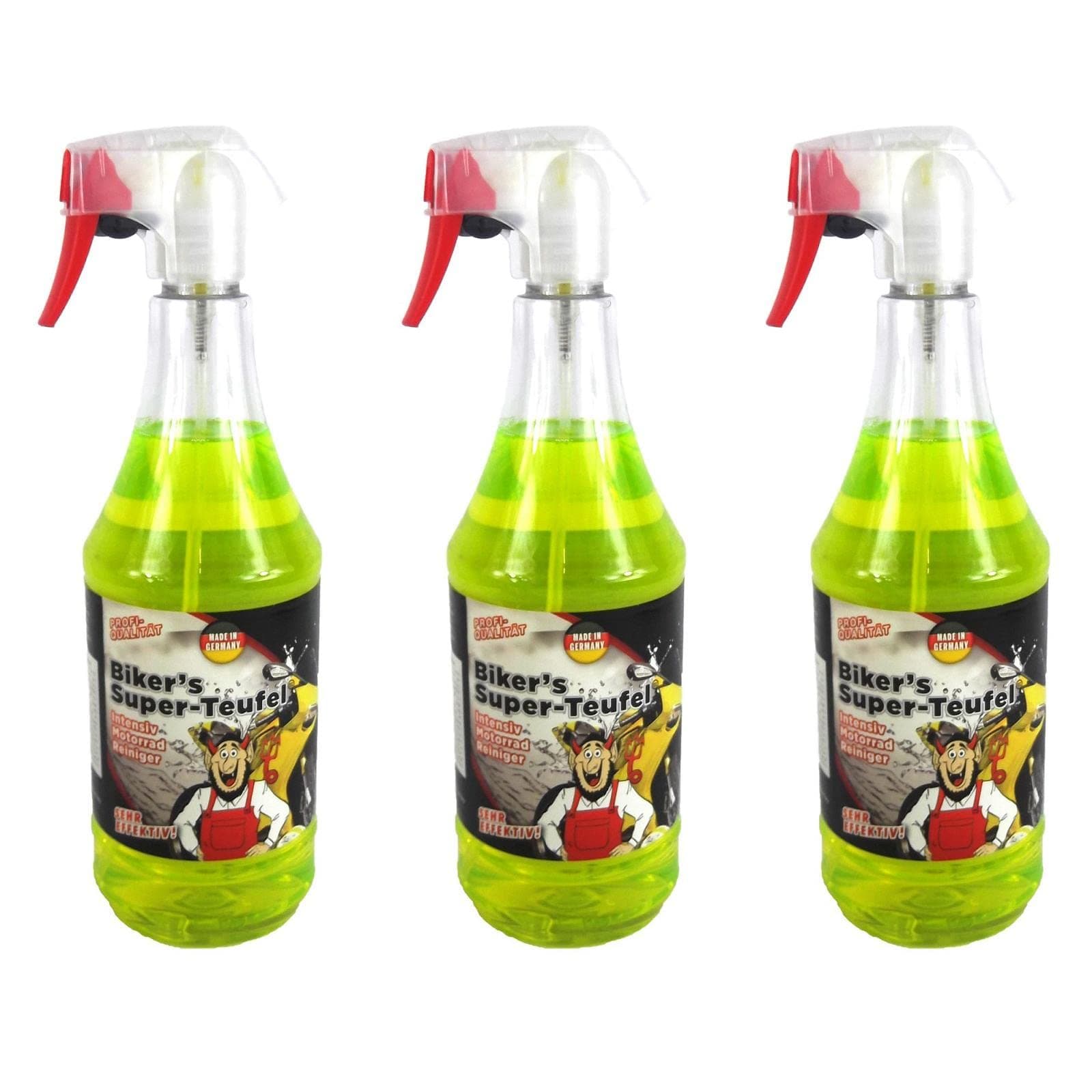 TUGA 3X Bikers Super-Teufel Motorradreiniger Motorrad Reiniger Gel 1 L Liter