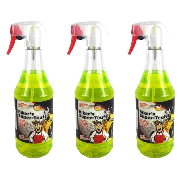 TUGA 3X Bikers Super-Teufel Motorradreiniger Motorrad Reiniger Gel 1 L Liter