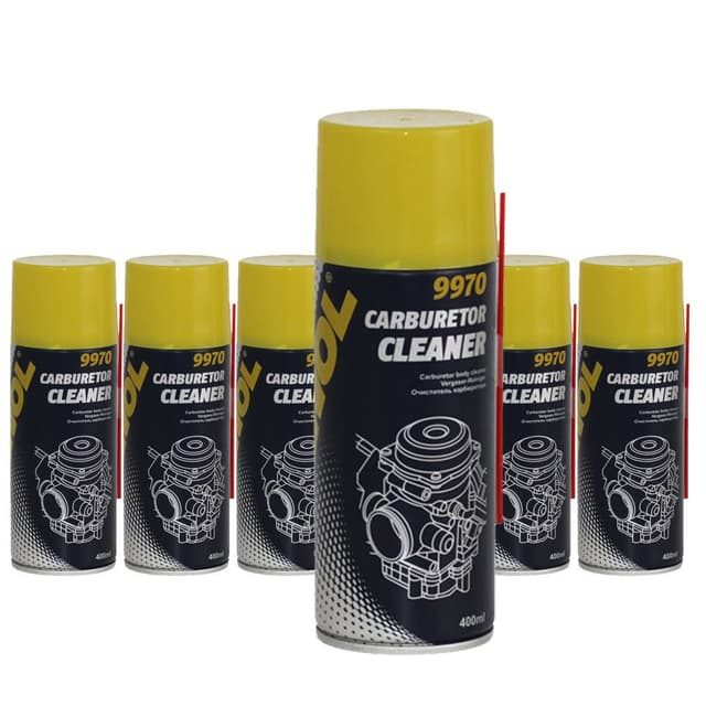 MANNOL 6 x 400ml 9970 Carburetor Cleaner/Vergaser- Drosselklappen- Reiniger