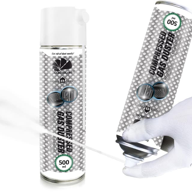 AABCOOLING Home&Office Kältespray Reiniger 1x 500 ml Kaltreiniger, Eisspray, bis -50°C, Motorpflege, Druckluftspray, Icespray für Schnelles Einfrieren