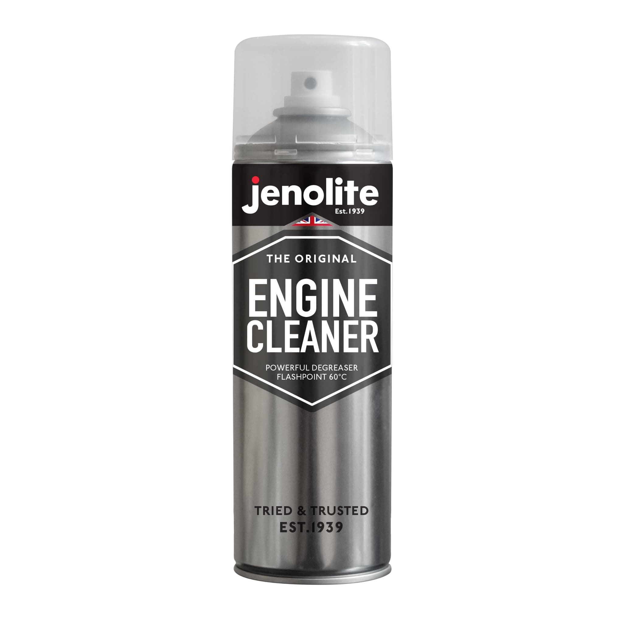 JENOLITE Motorreiniger-Aerosol | Motorreiniger- und Entfettungsspray | 500 ml | Löst Fett, Öl, Staub und Schmutz ohne Rückstände zu hinterlassen | Nicht leitend und nicht korrosiv 1