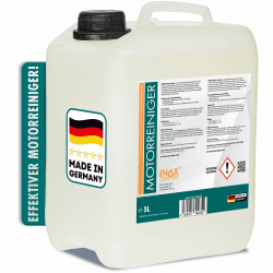 INOX® Motorreiniger - 5L Konzentrat – Reiniger-Konzentrat für den Motor - Motorraum Reiniger & Entfetter - Motorsystemreiniger & Pflege von Auto, Motorrad & anderen Kfz 5 l (1er Pack) Angebot bei HelloDeals