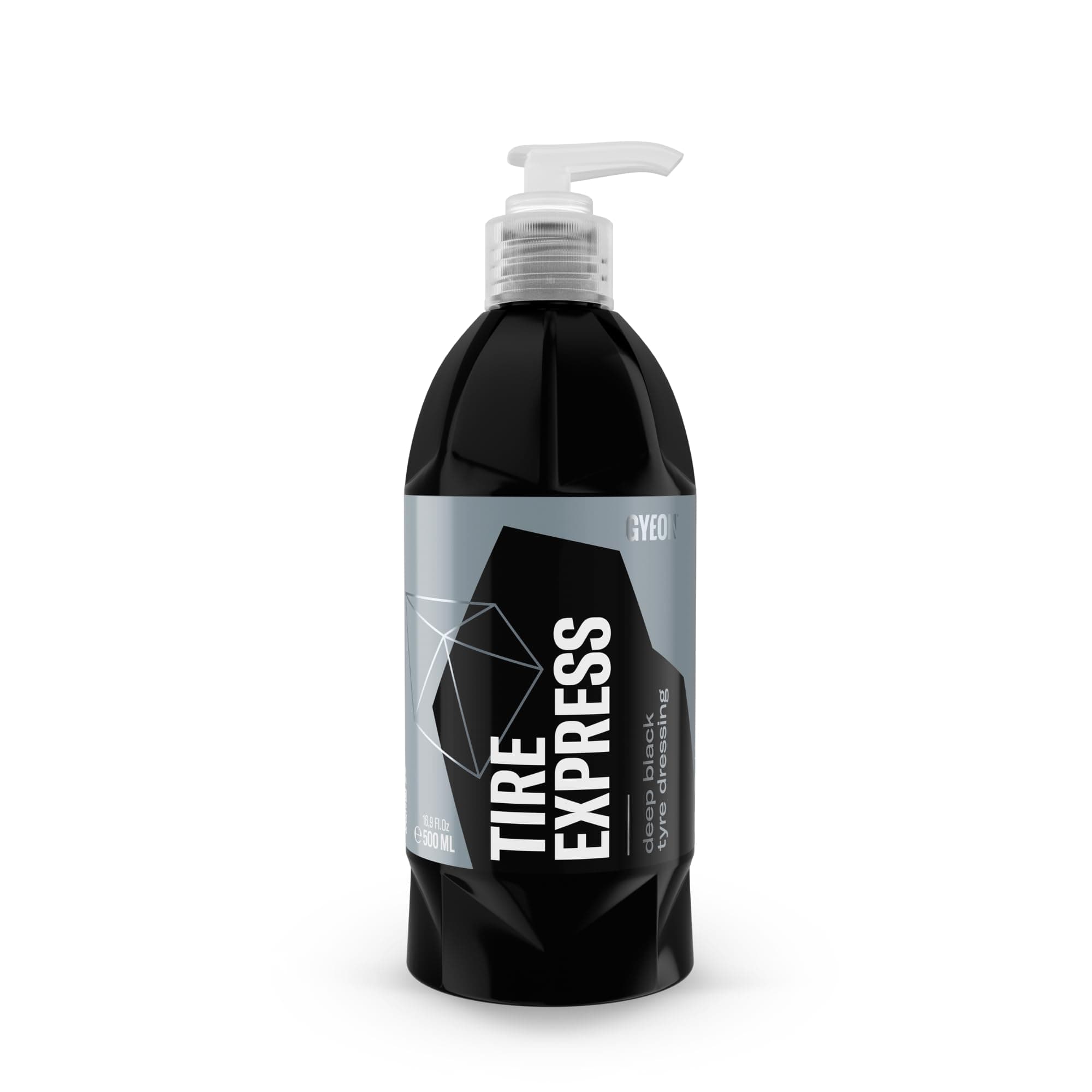Gyeon Q²M TireExpress - Reifenversiegelung - matt, Tiefschwarz, schnelle Anwendung, hydrophobe Versiegelung (500 ml)