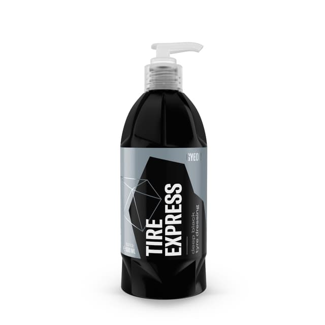 Gyeon Q²M TireExpress - Reifenversiegelung - matt, Tiefschwarz, schnelle Anwendung, hydrophobe Versiegelung (500 ml)
