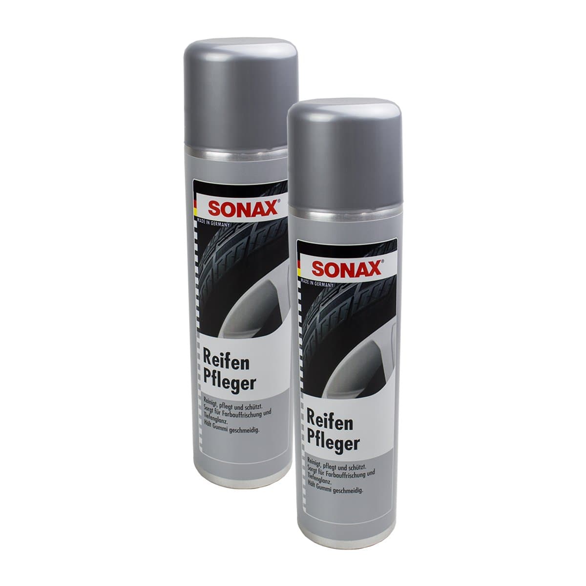 SONAX 2X 04353000 ReifenPfleger Reifen Reinigung Schaum Pflege 400ml