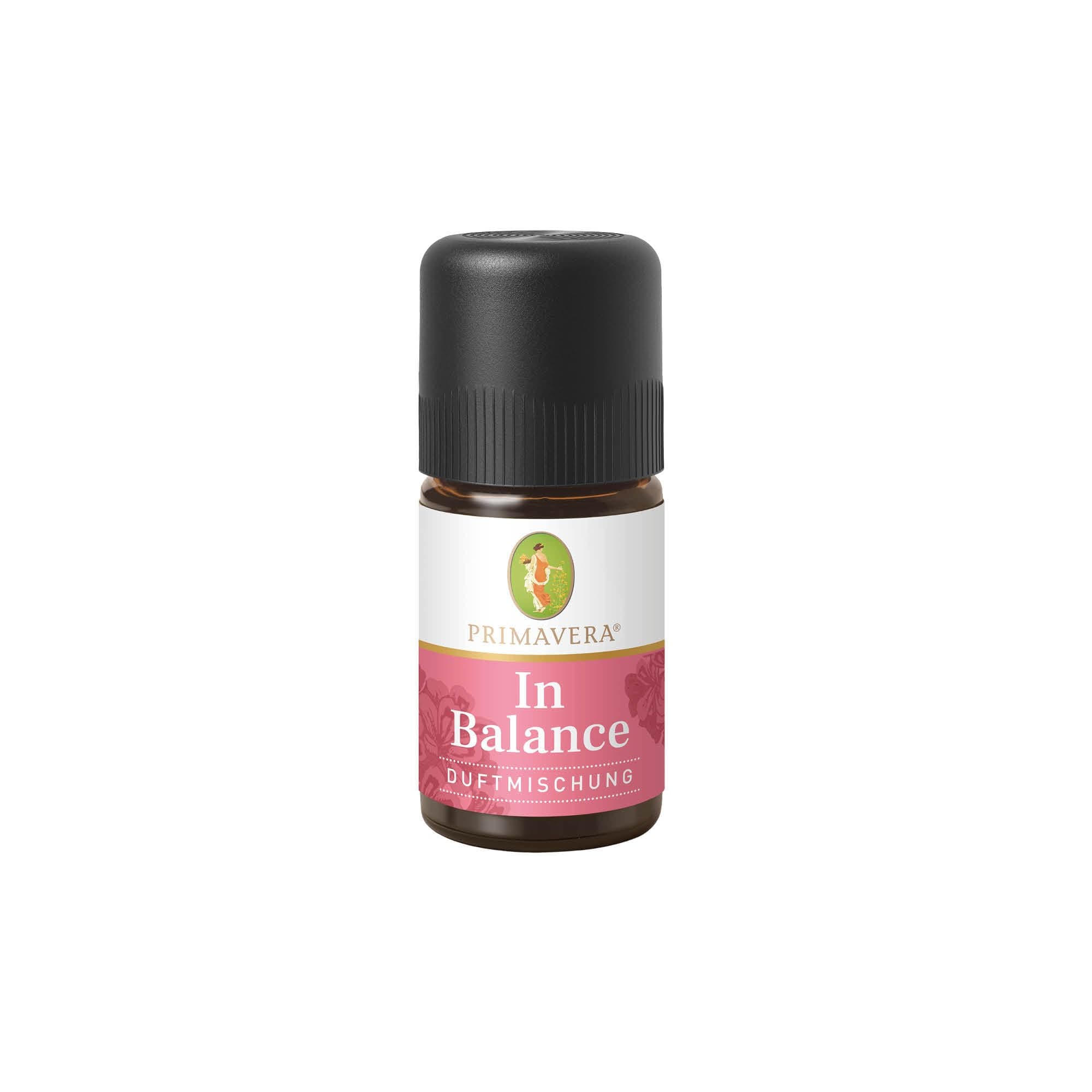 PRIMAVERA In Balance Duftmischung 5 ml - Rose, Orange und Rosengeranie - Aromaöl, Duftöl, ätherisches Öl Aromatherapie - ausgleichend - vegan In Balance 5 ml (1er Pack)