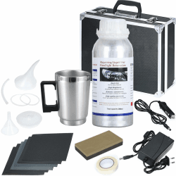 Xiaoqintedy Scheinwerfer Aufbereitung Set, Bedampfer Scheinwerfer, Scheinwerfer Bedampfen Set, Scheinwerfer Polierset,Scheinwerfer Reparatur Set für Gelbfärbung/Kratzen/Unschärfen/Oxidation Angebot bei HelloDeals