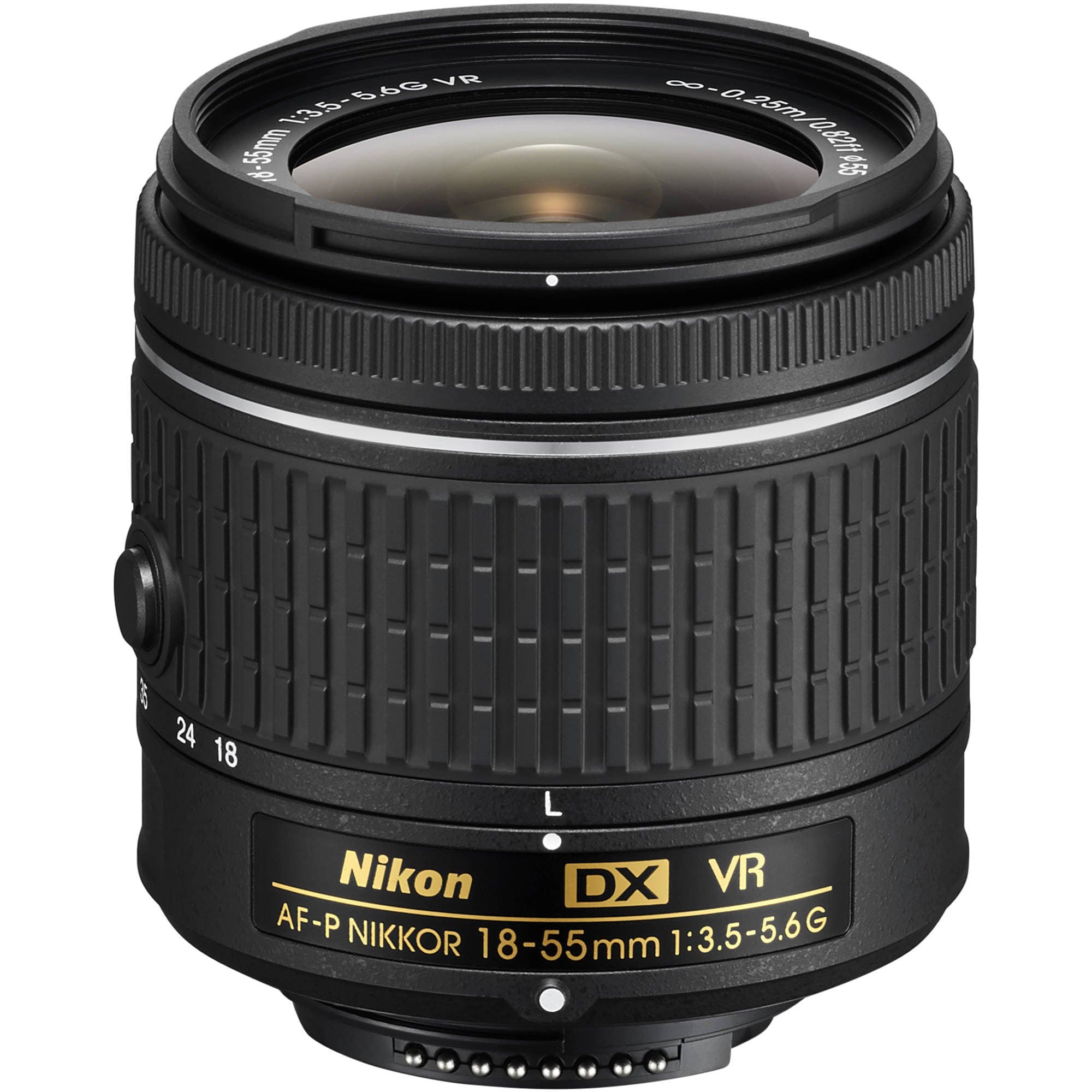 Nikon AF-P DX NIKKOR 18-55mm f/3.5-5.6G VR Objektiv für Nikon Modelle ab 2013 (Generalüberholt) DX VR Angebot bei HelloDeals