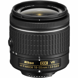 Nikon AF-P DX NIKKOR 18-55mm f/3.5-5.6G VR Objektiv für Nikon Modelle ab 2013 (Generalüberholt) DX VR