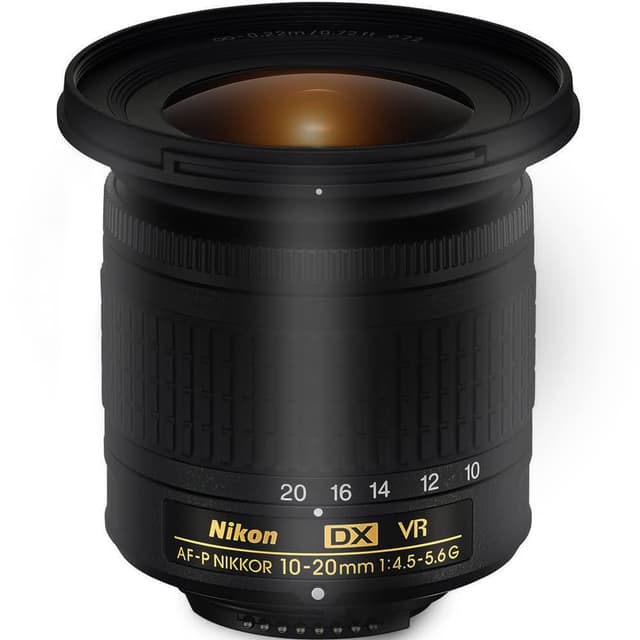 Nikon AF-P DX NIKKOR 10-20 mm 1:4.5-5.6G VR Objektiv schwarz (Generalüberholt) Single