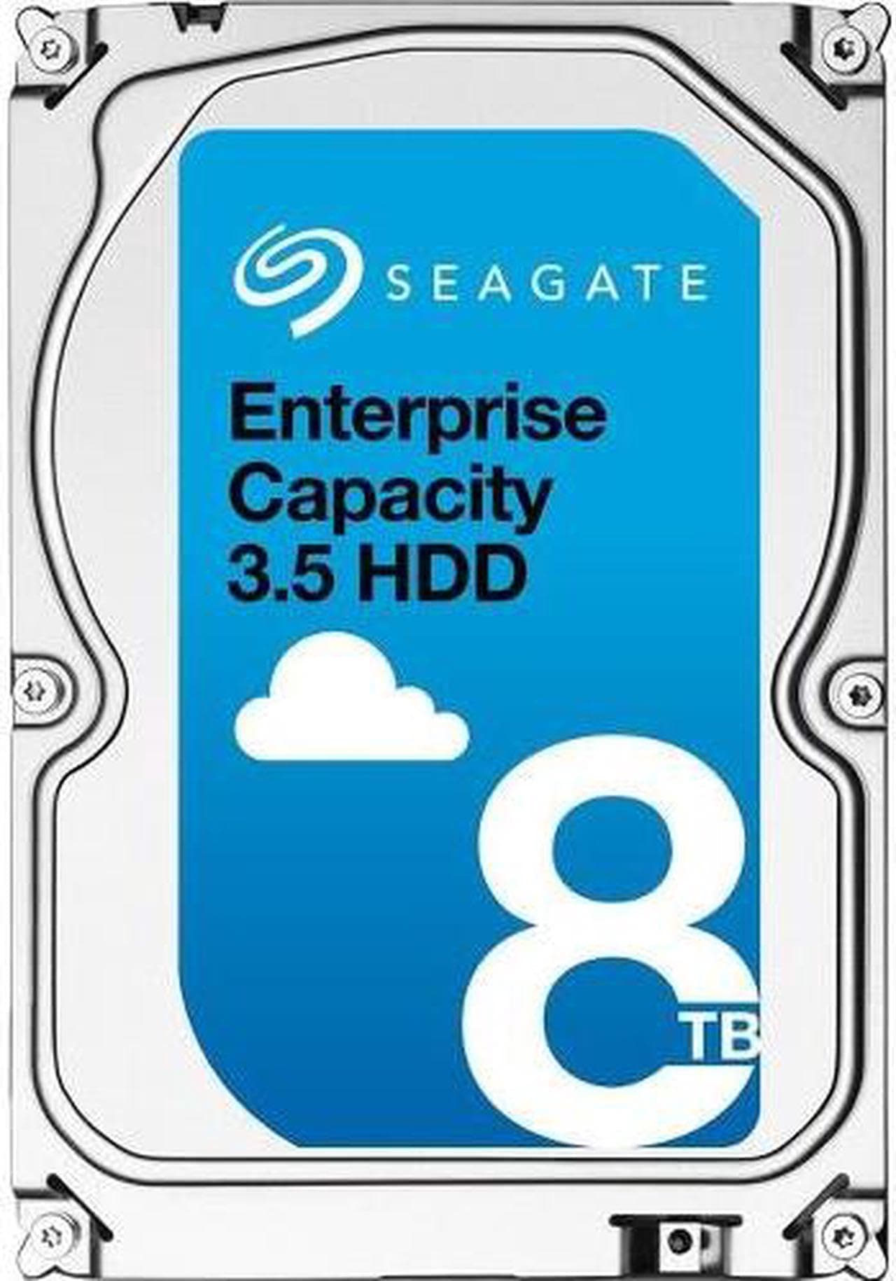 Seagate Enterprise Capacity 8TB Interne Festplatte ST8000NM0016 3,5 Zoll HDD SATA 6Gb/s 7200RPM 256MB Cache (Generalüberholt)