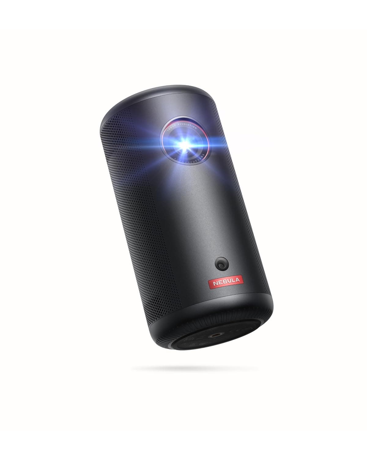Nebula Capsule3 Mini Beamer, Smart Projektor, 1080p, WLAN, 200 ANSI-Lumen, Tragbarer Beamer, mit GTV, Netflix Vorinstalliert, Dolby Digital, 120-Zoll Bild,integrierter Akku(Generalüberholt)
