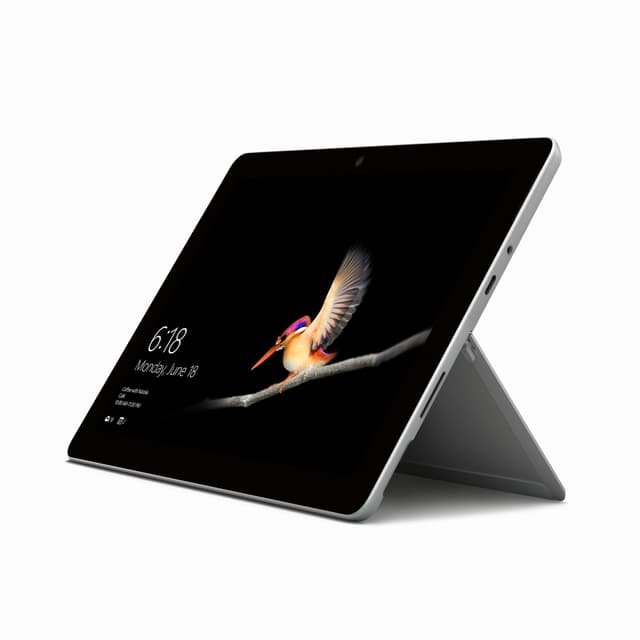 Microsoft Surface Go 2018 mit Intel Pentium Gold 4415Y (10-zoll, 8GB RAM, 128GB SSD) Platin (Generalüberholt) Intel Pentium Gold 8 GB 128 GB Integriert Tablet
