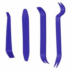 flintronic 3PC Auto Zierleistenkeile, Hebelwerkzeug Auto Set, Demontage Werkzeug Innenraum Verkleidung, Türverkleidung-Werkzeug für Fahrzeug-verkleidung Reparatur Zierleisten Keil Clip Löser(Blau) 4 Stück-blau Angebot bei HelloDeals