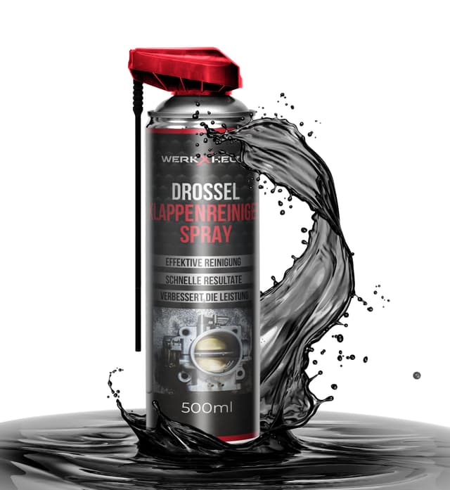 WerkXheld Drosselklappenreiniger Diesel & Benzin | AGR Reinigungsmittel, Vergaserreiniger, Luftmassenmesser & Ventilreiniger für Autos, Motorräder & Dieselmotoren 500ml 500 ml (1er Pack)