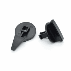 JNNJ Warndreieck Abdeckung,Halter Warndreieck Heckklappe Drehknopf Halterung Clip,Heckklappenstiefel Warndreieck-Abdeckung Fachhalterung Drehknopf-Montierschloss(Schwarz) Angebot bei HelloDeals