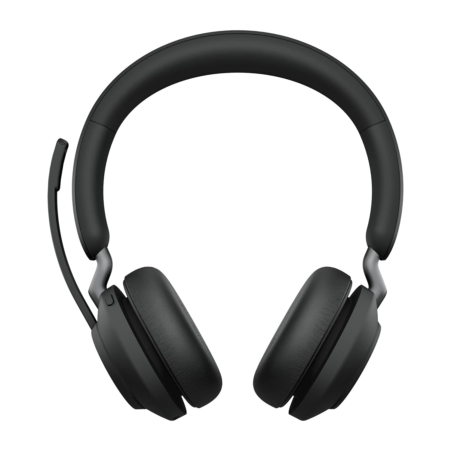Jabra Evolve2 65 Kabelloses PC-Headset – Microsoft Teams-zertifizierte Stereokopfhörer mit Geräuschunterdrückung und langlebigem Akku – USB-A-Bluetooth-Adapter – Schwarz (erneuert)