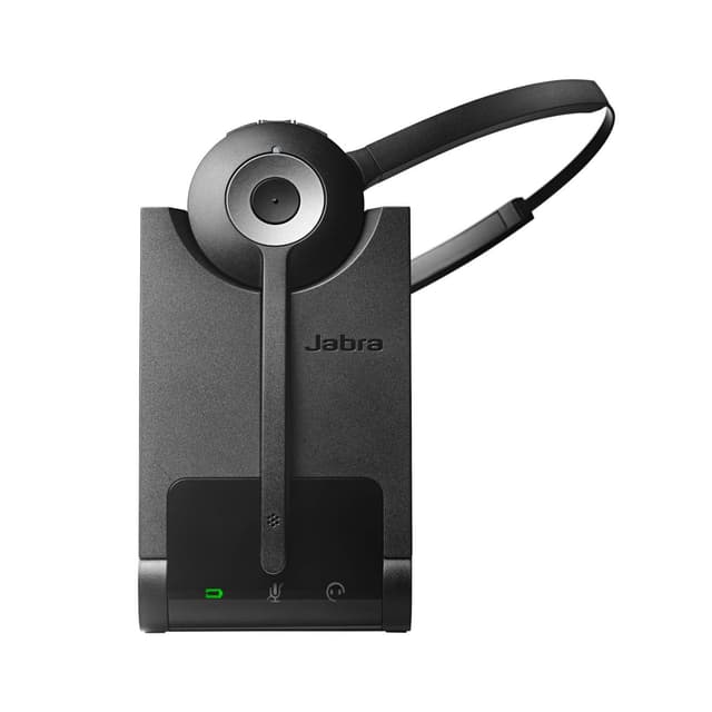 Jabra Pro 920 MS Mono DECT-Headset, kabellos, HD-Stimme, Geräuschunterdrückung und Akkulaufzeit für einen Tag – optimiert für die Verwendung mit Festnetztelefon in Europa – EU-Stecker Festnetztelefon (RJ-9-Anschluss) Mono Pro 920 Einzigartig