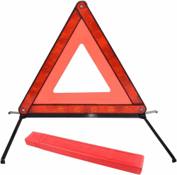 Yitobici Faltbarer Warndreieck Kfz Für Warnschilder,Warndreieck Mit, die im Falle Eines Vorübergehenden Stopps Oder Einer Fahrzeugpanne Angezeigt Werden, Mit Aufbewahrungsbox Angebot bei HelloDeals