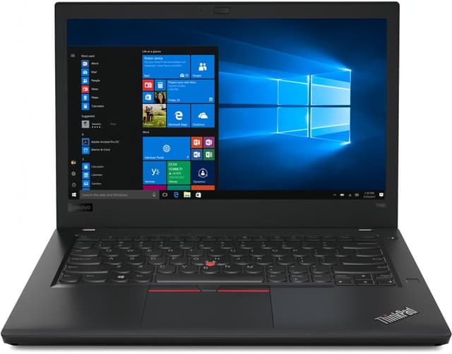Lenovo ThinkPad T480 Business Laptop, 14 Zoll FHD (1920 x 1080), Intel Core i5-8350U bis zu 3,6 GHz, 16 GB DDR4 RAM, 512 GB SSD, CAM, Bluetooth, Windows 11 Pro (Generalüberholt)