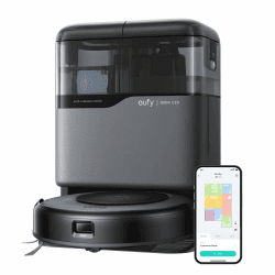 eufy Saugroboter Omni C20 mit All-in-One-Station, Auto-Entleerung, Auto-Wasch- und Trocknungsfunktion mit Wischfunktion (Generalüberholt)