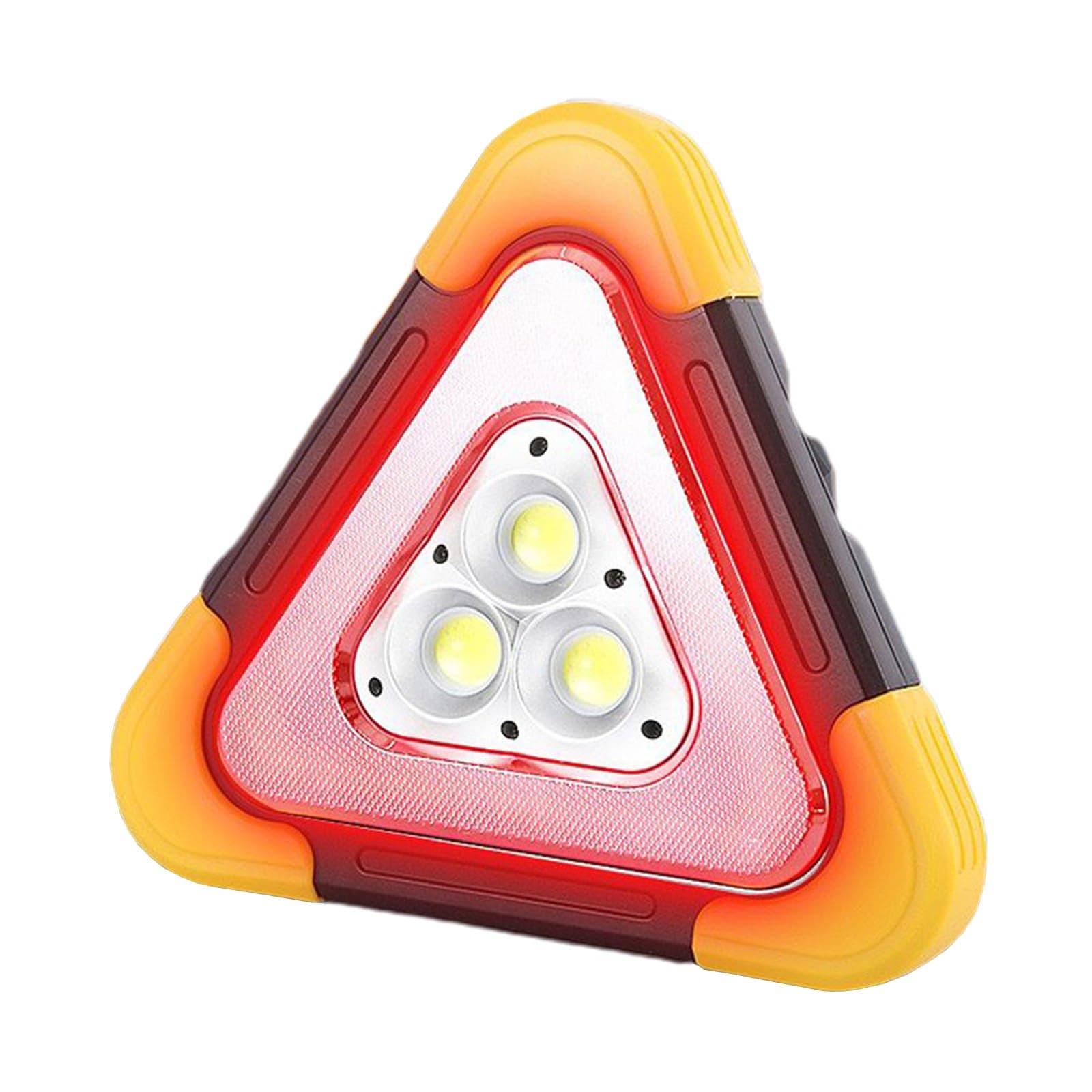 Zhixifan LED Auto Warndreiecke, Multifunktionale Notfall Dreiecke Lichter, Angetrieben von 3-Batterien, 5 Lichtmodi, Wasserdicht, für Outdoor Camping, Wandern, Notfall-Auto Reparatur