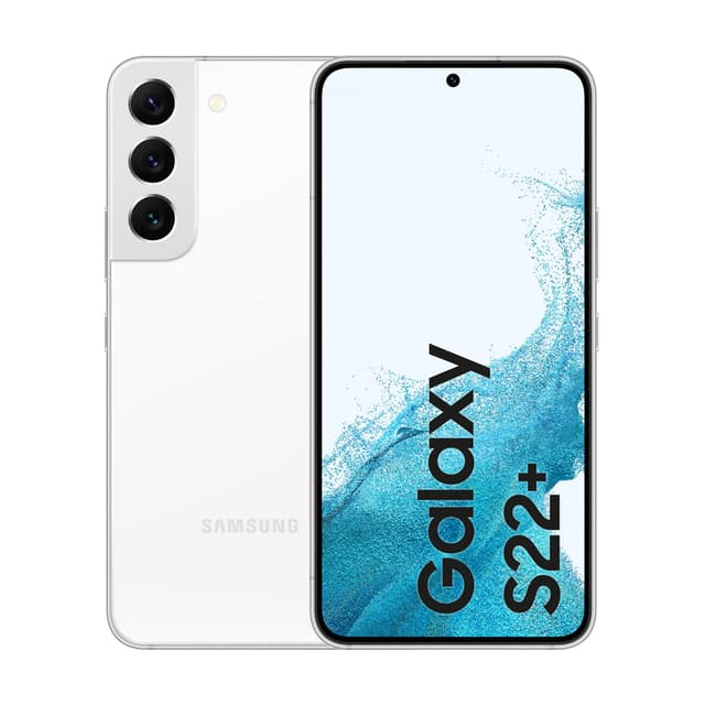 Samsung Galaxy S22 Plus 5G 128 Go Phantom weiß Dual Sim (SIM singola + e-SIM) (Generalüberholt)