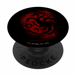 Game of Thrones Targaryen Sprayed Outline Sigil PopSockets Klebender PopGrip Adhesive PopGrip