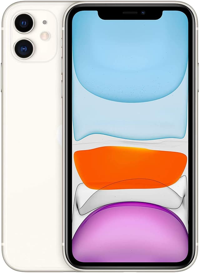 Apple iPhone 11 128GB - Weiß - Entriegelte (Generalüberholt)