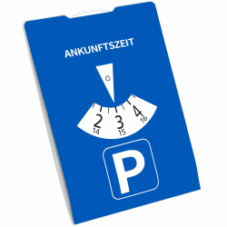 kinoco Parkscheibe aus Pappe, StVO-konform, 11x15 cm - Umweltfreundlich & strapazierfähig für Auto, LKW, Wohnmobile