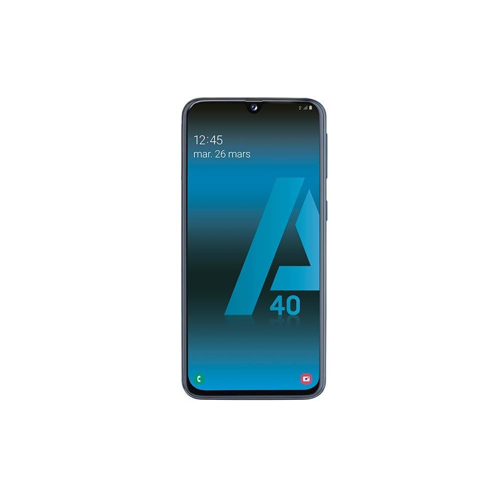 Samsung Galaxy A40 64GB Schwarz - Gut - (Dual SIM) (Generalüberholt)