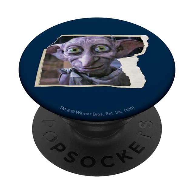 PopSocket : PopGrip Harry Potter Dobby Worn Photo - PopSockets Ausziehbarer Sockel und Griff für Smartphones und Tablets Adhesive PopGrip