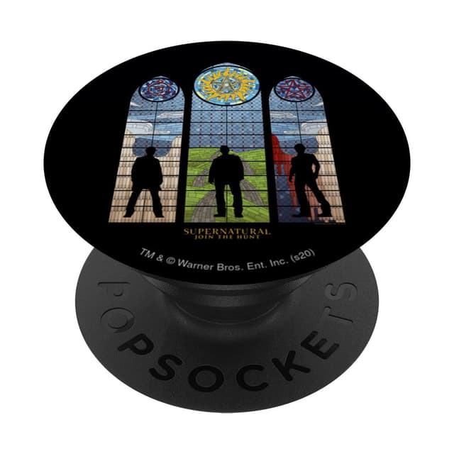 Supernatural Stained Glass PopSockets Klebender PopGrip Adhesive PopGrip
