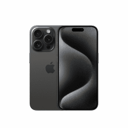 Apple iPhone 15 Pro 256 GB - Titan Schwarz (Generalüberholt) Titan Schwarz 256GB