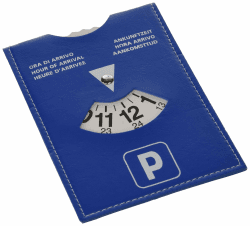 LAMPA 65353 Parkscheibe aus Kunstleder.