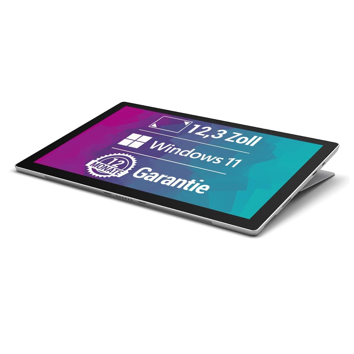 Microsoft Surface Pro 7 – 12,3" (31,24 cm) Tablet PC | Intel Core i5-1035G4 | 8GB RAM | 256GB SSD | WLAN | Platinum | Windows 11 (Generalüberholt)