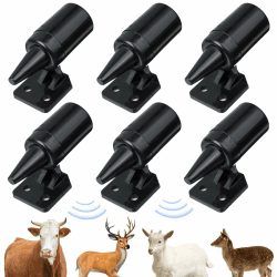 JAWUZ 6 Stück Hirschpfeife Ultraschall, Wildwarner Für Auto, Hirsch Pfeifen, Ultraschall Wildlife Warning, Verhindern Sie, Dass Autos Und Motorräder Von Wilden Tieren Angefahren Werden(A)